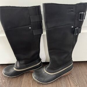 Sorel Slimpack Black Winter/Rain Boots